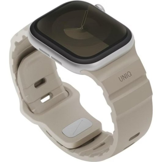 Bracelet UNIQ Alton Silicone Beige Etanche pour Apple Watch