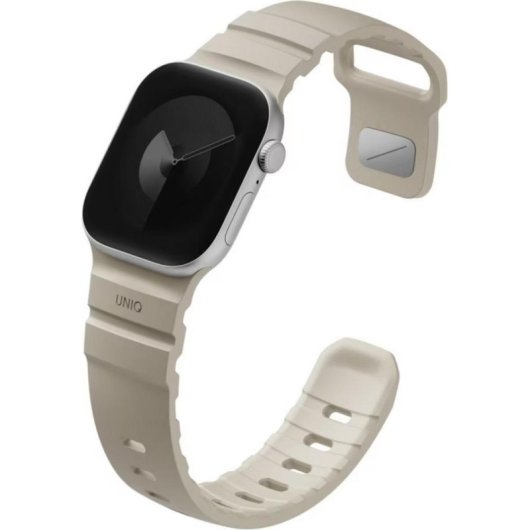 Bracelet UNIQ Alton Silicone Beige Etanche pour Apple Watch
