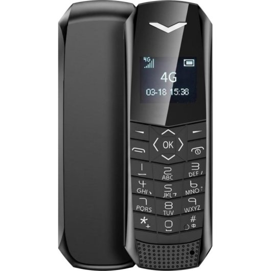 Avizar TEL-J60 4G 1,77" OLED doble pantalla SOS Negro