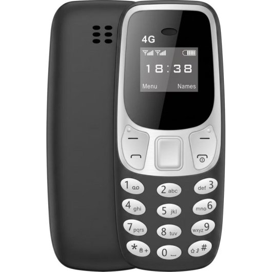 Avizar TEL-BM10 4G 0,66" Dual SIM Bluetooth Nero con Cinturino