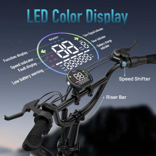 Velo Elec Urlife T5 Puissant 1500 W