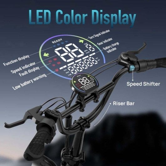 Velo electrique Urlife T5 Puissant 1500 W