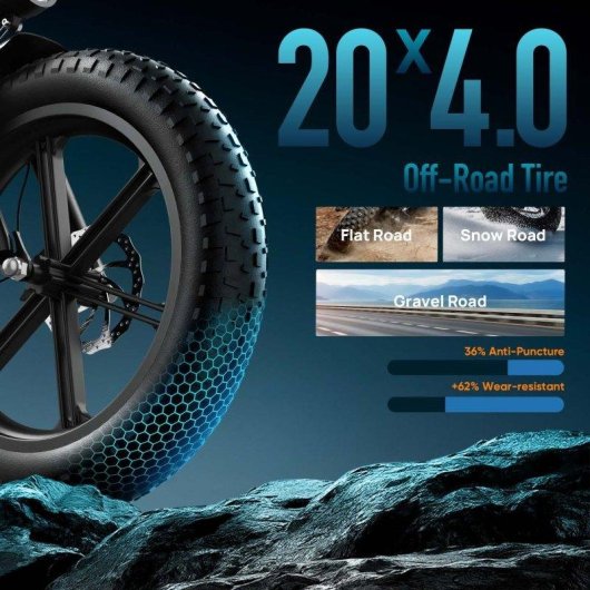Velo electrique Urlife T5 Puissant 1500 W