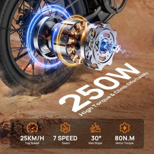 Velo electrique Urlife E20 250 W 48 V 13 Ah
