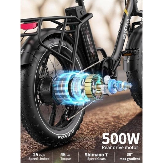 Bicicleta elétrica dobrável Onesport OT16 Max