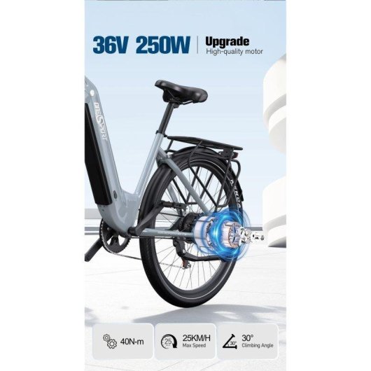 Velo Electrique OneSport OT05 250 W Batterie 36 V 18,2 Ah