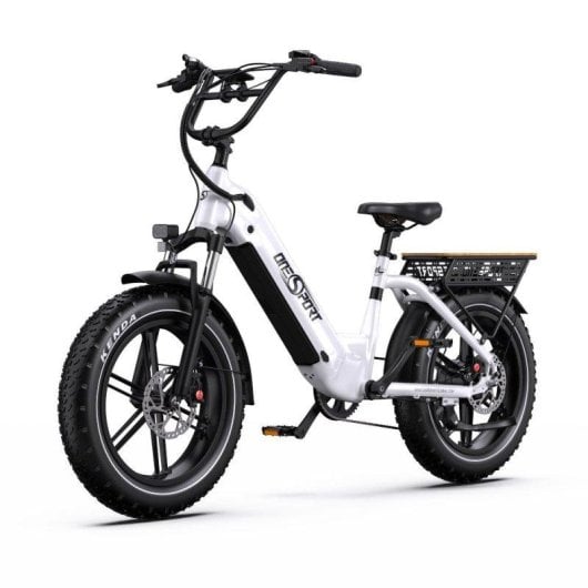 Velo electrique Onesport OT08 500 W 48 V 18 Ah Blanc