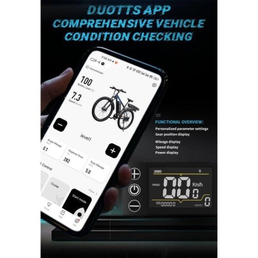 Velo electrique DUOTTS C29-K Puissant moteur 750 W