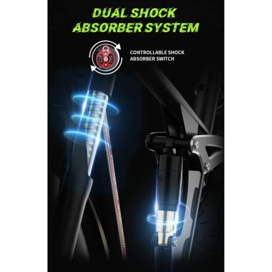 Vélo électrique Duotts S26 double moteur 750 W