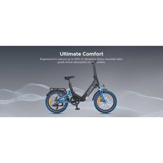 Bicicleta Eléctrica ENGWE L20 3.0 BOOST 250W 48V 120km Plegable