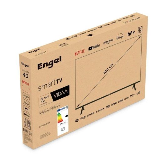 TV Engel LED LE4088SM 40" Full HD 60Hz Smart TV VIDAA Dolby Audio