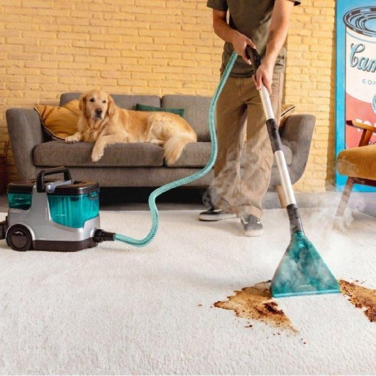 Aspirador de Estofos Cecotec Conga Carpetclean 30000 Steam 2200W 18 Kpa Vapor