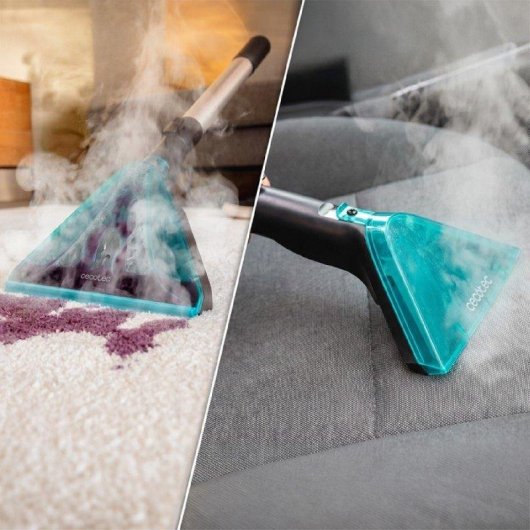 Aspirador de Estofos Cecotec Conga Carpetclean 30000 Steam 2200W 18 Kpa Vapor