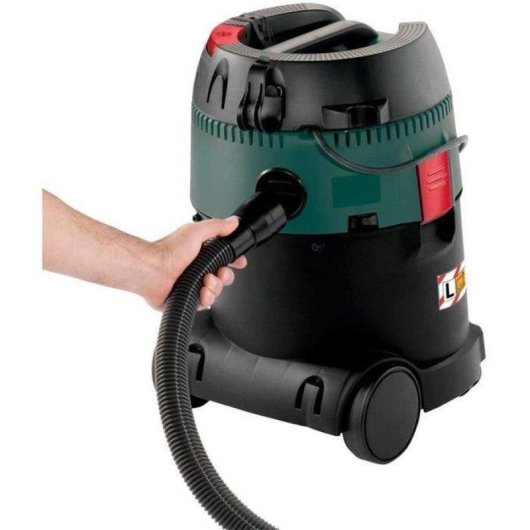 Aspirador industrial Metabo ASA 25 L PC 1250 W 25 L Seco y húmedo Negro Verde