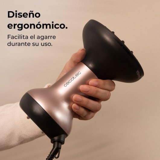 Phon con Diffusore Ionico Cecotec Bamba Ionicare Magicurls Black 800W 3 Temperature 2 Velocità Nero