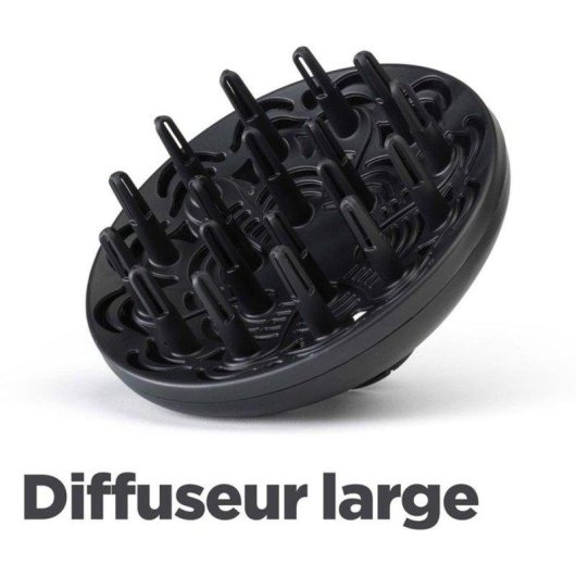 Secador de Pelo con Difusor BaByliss Power Dry D563DE 2100W 3 Temperaturas 2 Velocidades Accesorios Negro