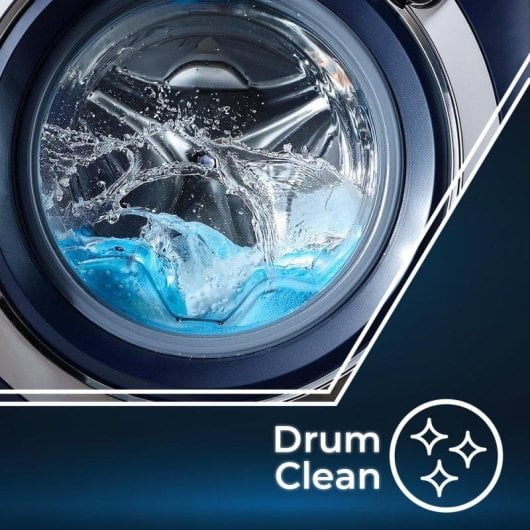 Lave-linge Hyundai HLCS8300AI Top 8kg 1300rpm A Blanc Vapeur LED