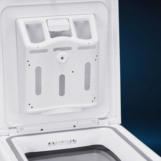 Lave-linge Hyundai HLCS8300AI Top 8kg 1300rpm A Blanc Vapeur LED