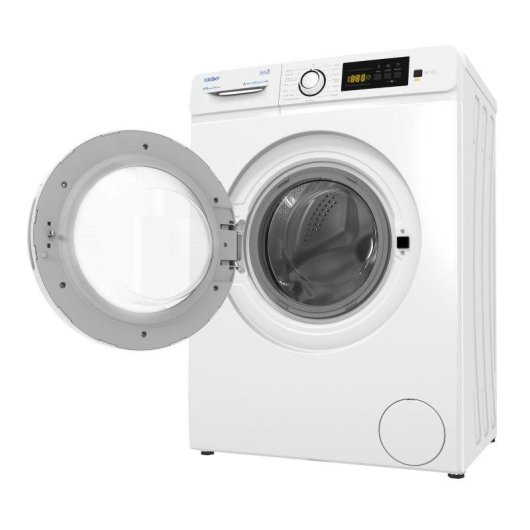 Lavadora Sauber Serie 3-W6105V Carga Frontal 6 Kg 1000 rpm A Blanca