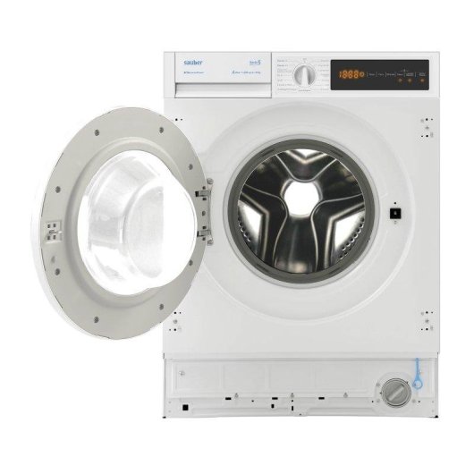 Lavadora Sauber Serie 5-BI8123 V Carga Frontal 8 Kg 1200 rpm A Blanca BLDC inverter