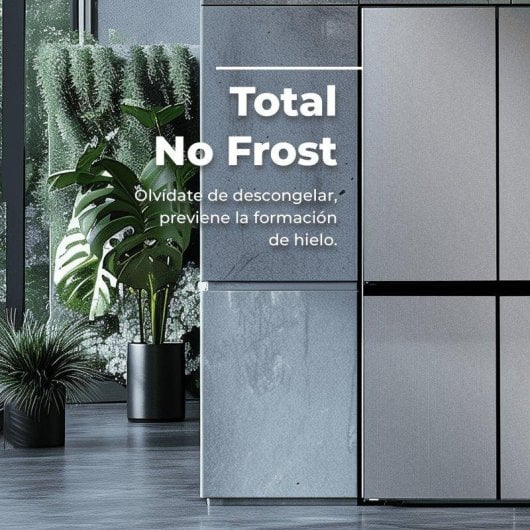 Frigorífico Americano Evvo F100x Total No Frost 190cm 560L Inox