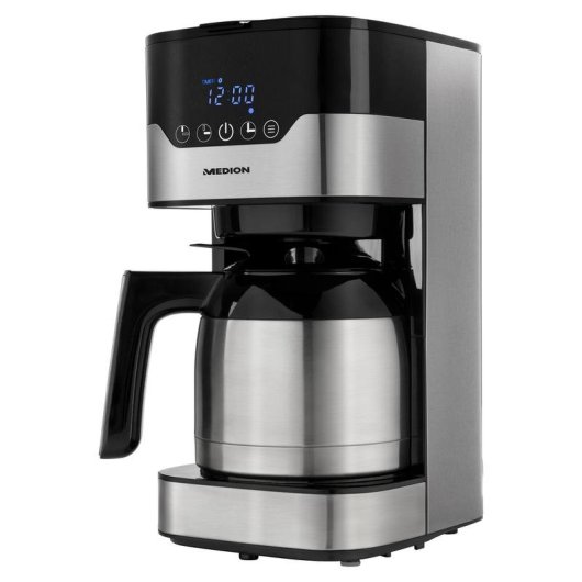 Cafetière à filtre Medion MD 18458 1,2 L 900 W avec écran digital et sélection d'arôme