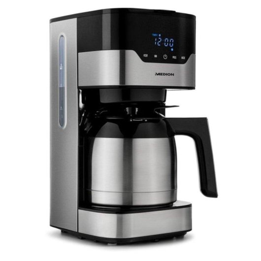 Cafetière à filtre Medion MD 18458 1,2 L 900 W avec écran digital et sélection d'arôme