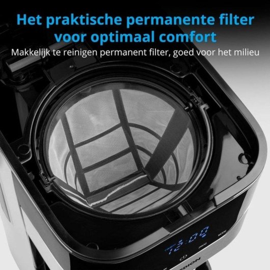 Cafetière à filtre Medion MD 18458 1,2 L 900 W avec écran digital et sélection d'arôme