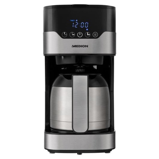Cafetière à filtre Medion MD 18458 1,2 L 900 W avec écran digital et sélection d'arôme