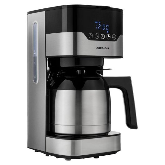 Cafetière à filtre Medion MD 18458 1,2 L 900 W avec écran digital et sélection d'arôme