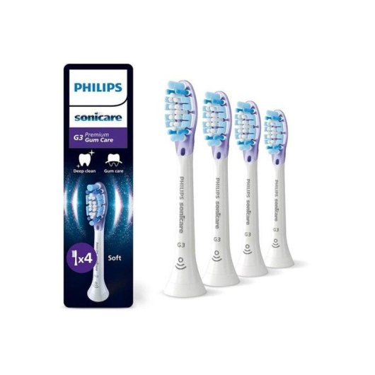 Brossette Dentaire Philips Sonicare G3 Premium Gum Care HX9054/87 4 Unités Extra Doux