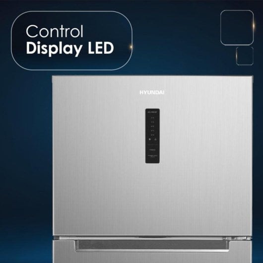 Frigorífico Dos Puertas Hyundai HFG18070NDI00 No Frost 178cm 415L D Inox