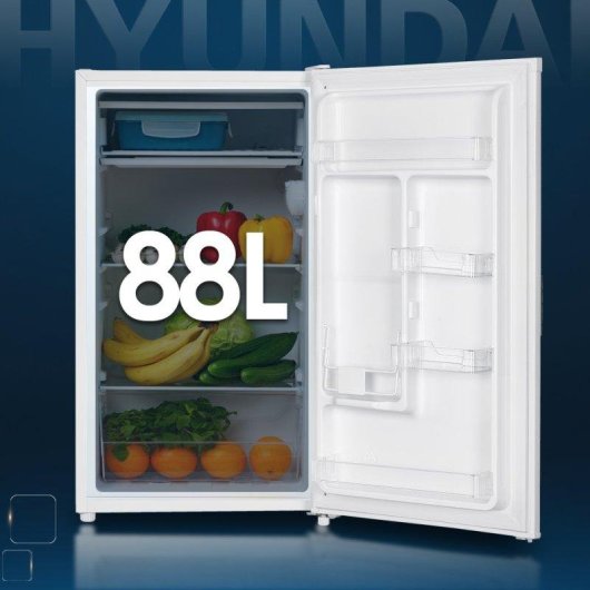 Frigorífico Una Puerta Hyundai HR84500E Cíclico 85cm 88L E Blanco