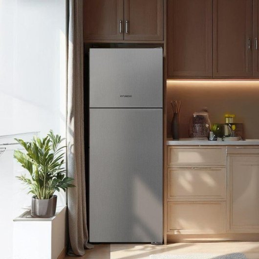 Frigorífico Dos Puertas Hyundai HF183700ENFX No Frost 183cm 435L E Inox