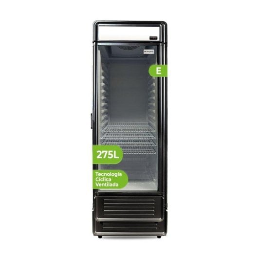 Frigorífico Una Puerta Aspes ARH1755500ENF Ventilado 175,2cm 275L E Negro Display LED