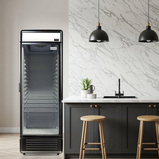 Frigorífico Una Puerta Aspes ARH1755500ENF Ventilado 175,2cm 275L E Negro Display LED
