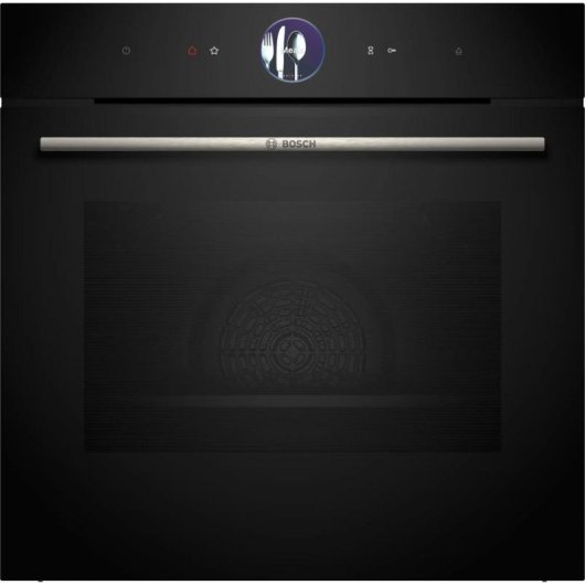 Four Encastrable Bosch Serie 8 HRG7764B1 Pyrolyse Vapeur 71L 60cm A+ AirFry Noir