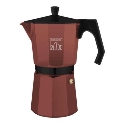 Caffettiera italiana Cecotec Cumbia Mokclassic 600 0,3 L Granata 6 Tazze