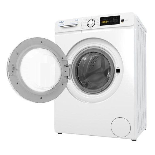 Lavadora Sauber Serie 3 W8105V Carga Frontal 8 Kg 1000 rpm A Blanca