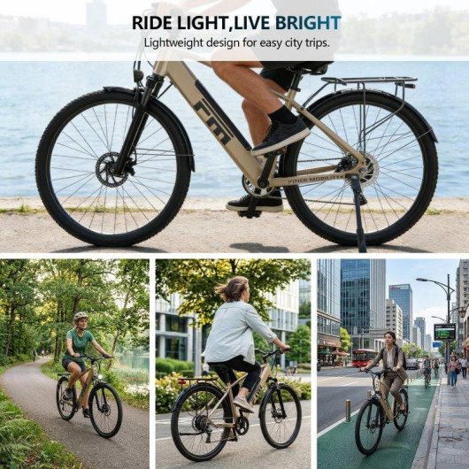 Bicicleta eléctrica Finer Mobility M2 Step-Thru 250W 36V 13Ah plegable Shimano 7V
