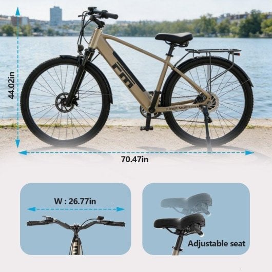 Bicicleta eléctrica Finer Mobility M2 Step-Thru 250W 36V 13Ah plegable Shimano 7V