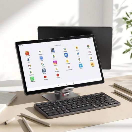 Tablet MESWAO B3 WiFi 15,6" 6GB 128GB Negra con Teclado y Stylus Pen