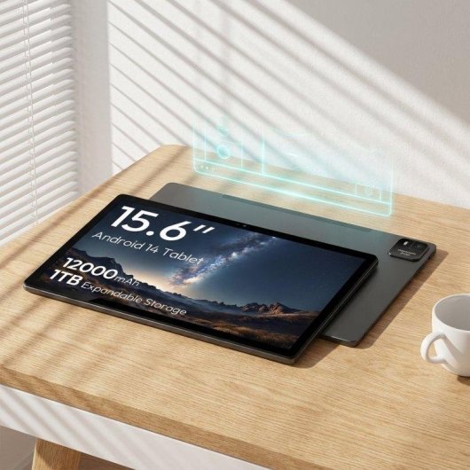 Tablet MESWAO B3 WiFi 15,6" 6GB 128GB Negra con Teclado y Stylus Pen