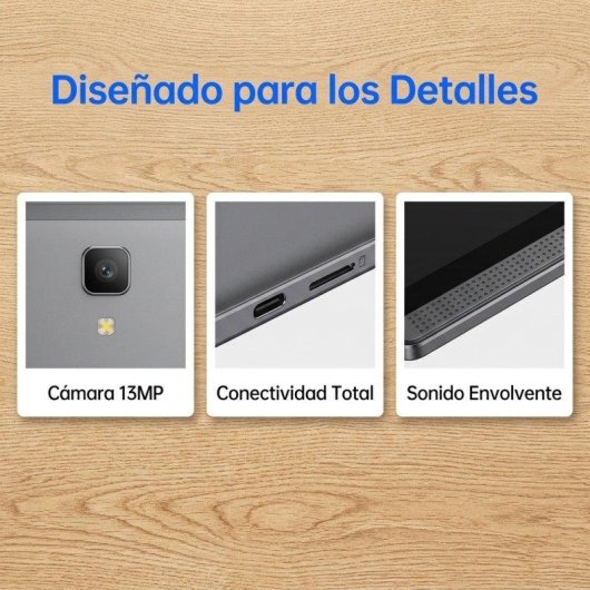 Tablet Meswao B1 WiFi 14,1" 6GB Gris 128GB batería larga duración