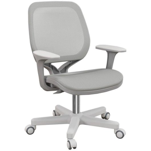 Sedia Da Ufficio Aosom Ergonomica Reclinabile Altezza Regolabile 5 Ruote