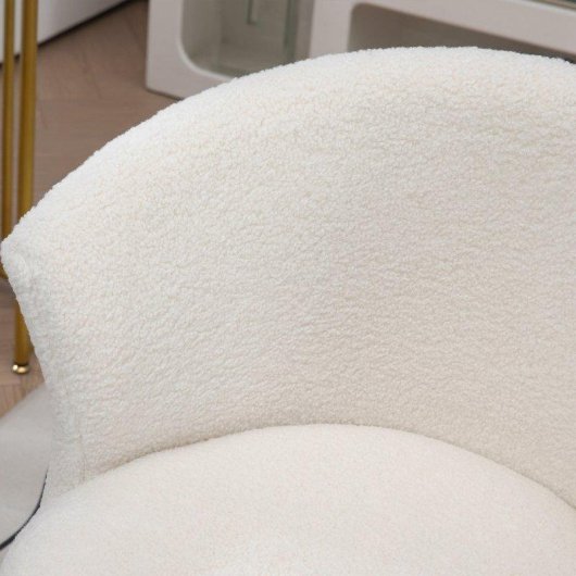 Sedia Da Ufficio Regolabile In Altezza Con Seduta Girevole Velvet Teddy B/I