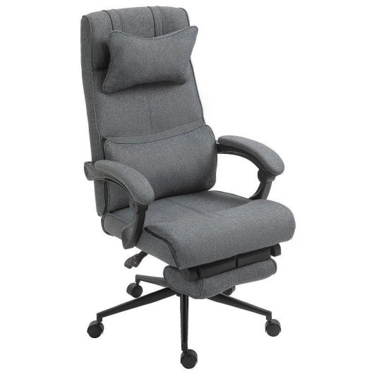 Sedia Aosom Ergonomica Altezza Regolabile Seduta 49-57cm