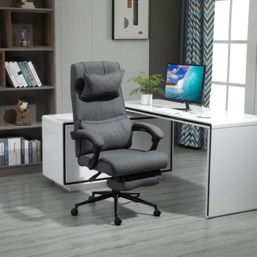 Sedia Aosom Ergonomica Altezza Regolabile Seduta 49-57cm