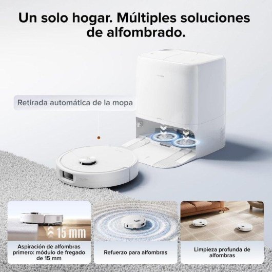 Aspirador Robô com Mopa Roborock Qrevo 2 Pro Navegação Inteligente 25000 Pa Antienredos