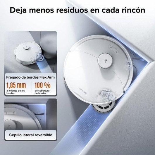 Robot aspirador y fregasuelos Roborock Qrevo 2 Pro con autovaciado 25000 Pa navegación inteligente sistema antienredos